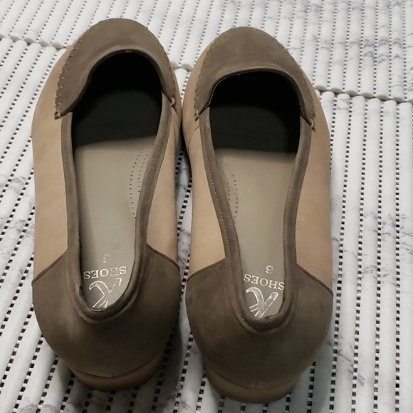K Shoes Women Handmade Suede Loafers Shoes Size 6 - Picture 4 of 5